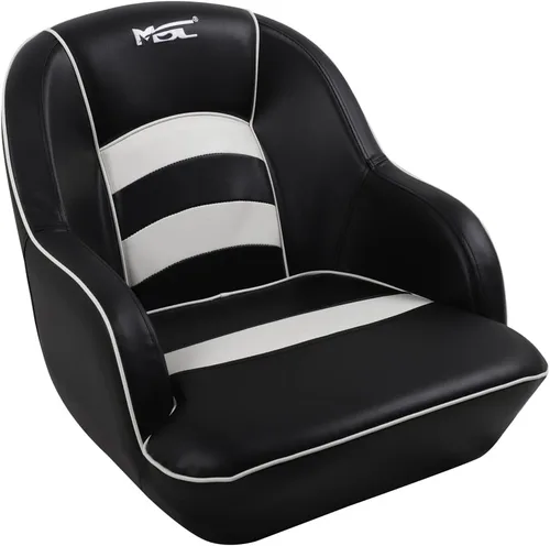 Miniatura 3 de MSC Asiento de barco pontón cubo (negro/blanco)