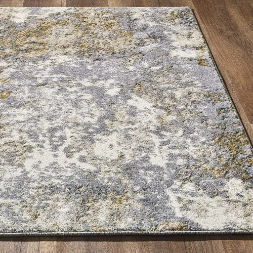 Miniatura 7 de LUXE WEAVERS Beverly Collection - Alfombra abstracta moderna gris de 2 x 3