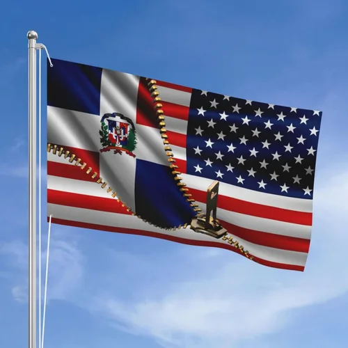 Miniatura 10 de Bandera de Estados Unidos y Colombia Colombiana Banderas para exteriores de 3 x 5 pies, tres capas de tela de costura de doble cara, impresión de 3