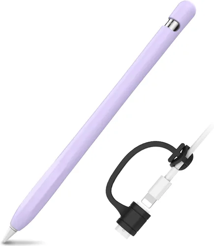 Miniatura 9 de AhaStyle Funda protectora de silicona antideslizante [kit de correas de adaptador de cable añadido] compatible con iPad Pencil de 1ª