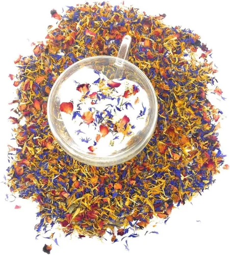 Miniatura 3 de Mezcla de flores de primavera – Flores comestibles – Rosa, aciano y caléndula – Todo natural, delicias de grado culinario (0.35 onzas) – Calidad