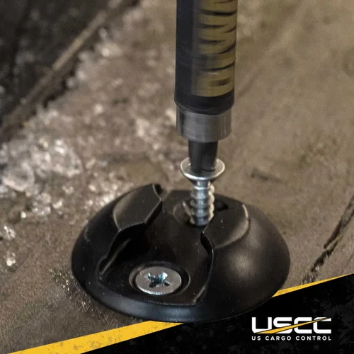 Miniatura 7 de Sistema de Anclaje de Pista en L US Cargo Control, Perfecto para Usar Como Puntos de Anclaje en Camas de Camiones o Remolques para Amarrar Tu UTV