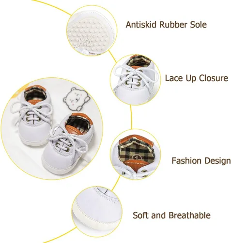 Miniatura 4 de Zapatos deportivos de lona para bebés y niñas de 0 a 18 meses