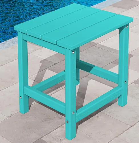 Miniatura 51 de KINGYES Mesa auxiliar doble, mesa auxiliar Adirondack- Aruba