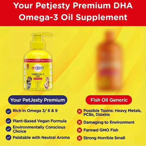 Miniatura 2 de Petjesty Pure Omega Daily para gatos y perros (10.1 fl oz)