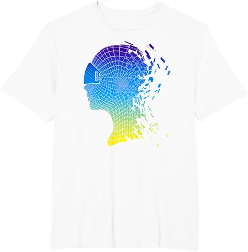 Miniatura 12 de Camiseta con diseño de auriculares de realidad virtual de VR Fans, Negro, S