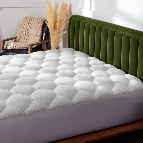 ViscoSoft - Cubrecolchón de fibra de primera calidad, tipo nube - Parte superior de almohada acolchada perfecta para todas las posiciones para