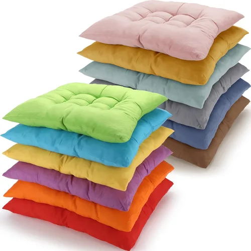 Geetery 12 Piezas de Almohadas de Suelo para Aula, Cojines Cuadrados en Masa para Silla de Piso, Escuela, Jardín de Infantes, Rincón de Lectura,