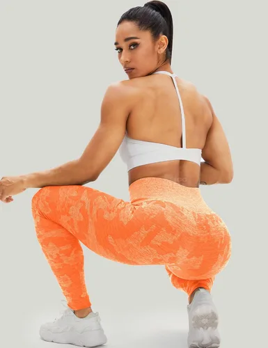 Miniatura 116 de HIGORUN - Leggings sin costuras para mujer, moldeadores, con diseño gráfico de sonrisas, de cintura alta, para el gimnasio, yoga o hacer ejercicio