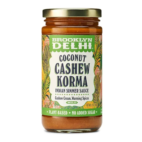 Miniatura 17 de Brooklyn Delhi Masala de mantequilla de anacardo - Salsa india a fuego lento con tomates crema de anacardo, pimentón dulce, 12 onzas, lo