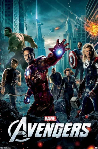 Miniatura 9 de Marvel Avengers: Póster de pared de una hoja, 22.4 pulgadas de largo x 14.7 pulgadas de ancho, versión enmarcada de madera de granero