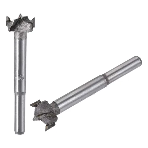 Miniatura 10 de uxcell Forstner Brocas de taladro de madera de 0.709 in y 0.748 in de diámetro. Sierra de agujero punta de acero de aleación de carburo de corte