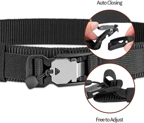 Miniatura 5 de EXCELLENT ELITE SPANKER Cinturón táctico militar con hebilla magnética de liberación rápida para hombres