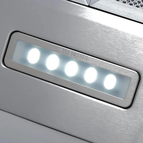 Miniatura 11 de COSMO COS-5MU30 Campana extractora de conductos para debajo del gabinete de la colección Delta de 30 pulgadas, controles de botón, filtros Acero