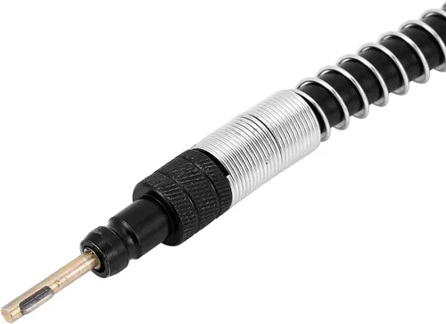 Miniatura 3 de YWBL-WH Herramienta eléctrica de cuchillo de grabado de cincel de madera para tallar en madera, 5 cuchillas, llave de repuesto suave y flexible