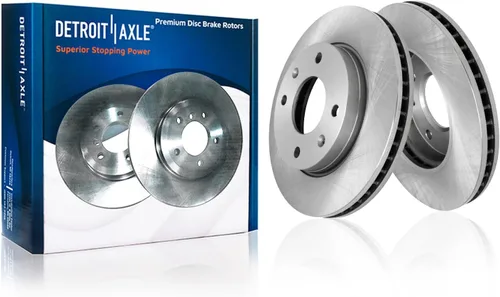 Miniatura 50 de Detroit Axle - Rotores de freno de disco delantero + pinza de freno lateral del pasajero de repuesto para Honda Odyssey Acura MDX, juego de 3 piezas