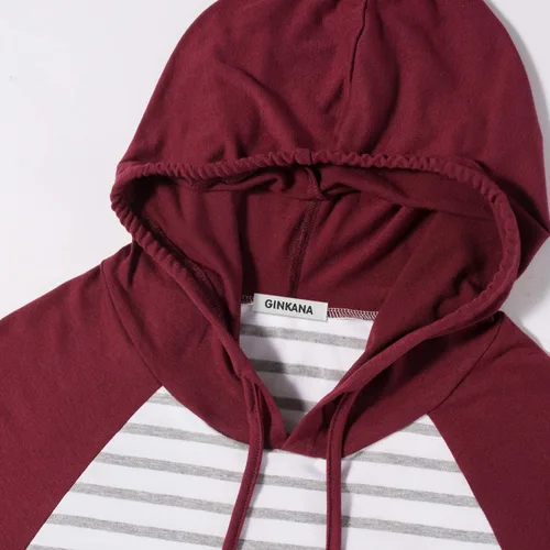 Miniatura 41 de GINKANA Sudadera con capucha para mujer, manga larga, lactancia materna, ropa casual