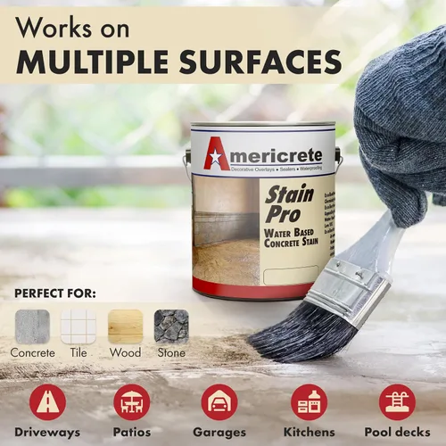 Miniatura 6 de Tinte para Concreto - Toscano - Tinte Tópico Semi-Opaco para Madera, Concreto, Piedra, Azulejos, Terrazas, Pisos, Cemento, Porches y Más - Tintes