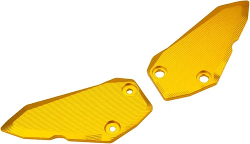 Miniatura 10 de Juego de reposapiés delantero para motociclista, protector de placas de talón (para vehículo Kawasaki) Ninja ZX-4R ZX-4RR ZX-25R (negro)