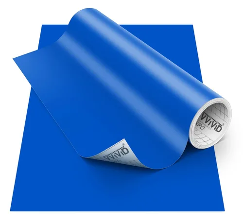 Miniatura 86 de VViViD DECO65 - Vinilo adhesivo permanente brillante azul oscuro, 11.8 pulgadas x 84 pulgadas (7 pies)