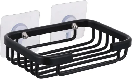 COLLBATH 1 juego de jabonera de pared bandeja escurridor de jabón montado en la pared Soporte de jabón de baño Bandeja de secado Fregadero Estante