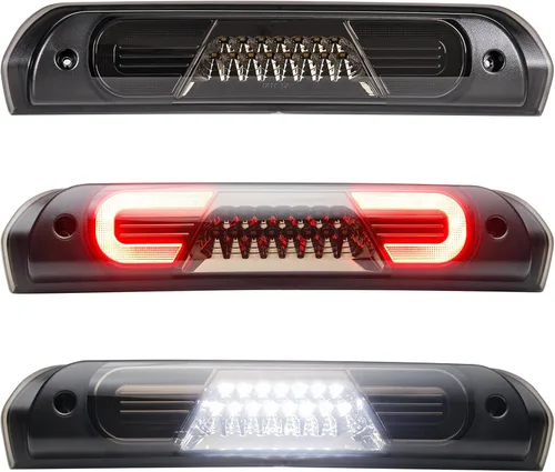 Miniatura 9 de Tercera luz de freno LED para Ram 1500 2019 2020 2021 2022 2023 2024 (no compatible con TRX/cámara/Classic), lámpara trasera central de alto montaje