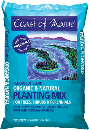 Miniatura 5 de Coast of Maine Penobscot Blend, 1 pies cúbicos (paquete de 4) mezcla de plantación orgánica y natural para árboles, arbustos y plantas perennes