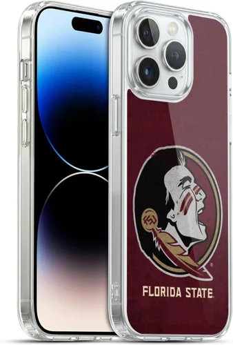 Miniatura 81 de Head Case Designs Funda de gel suave FSU Seminoles de la Universidad Estatal de Florida con licencia oficial compatible con Apple iPhone 13 Pro Max
