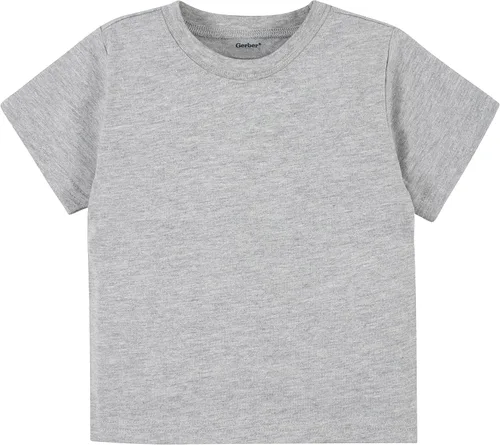 Miniatura 2 de Gerber Camiseta unisex de manga corta para bebé, 5 unidades, color liso, 5.64ozm, Neutro