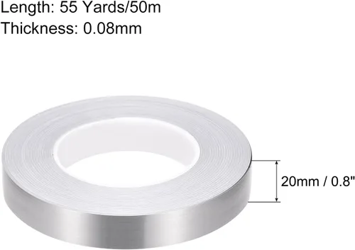 Miniatura 2 de MECCANIXITY Adhesivo autoadhesivo para azulejos, tira de cinta de sellado de huecos de 0.8 pulgadas x 55 yardas para pared, piso, techo, muebles