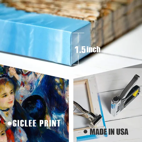Miniatura 488 de A&T ARTWORK Campo de trigo con cipreses de Van Gogh Las reproducciones de arte clásico mundial, impresiones en lienzo giclée para decoración