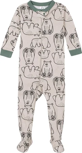 Miniatura 2 de Gerber Paquete de 4 pijamas con pies para bebé