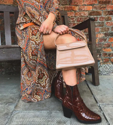 Miniatura 18 de LONI Bolso de mano para mujer Bolso de hombro y asa superior Bolso de charol para boda y baile de graduación