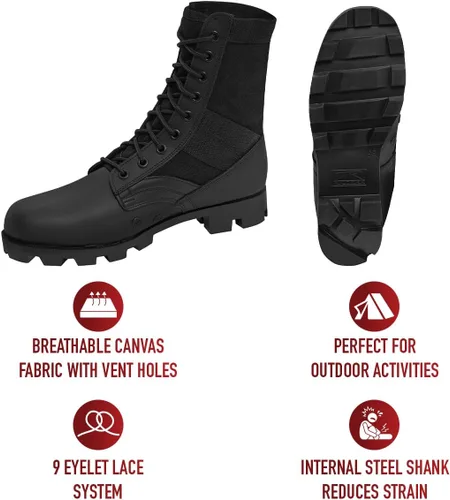 Miniatura 5 de Botas de la Selva Rothco - 8 Pulgadas - Bota Todoterreno Duradera con Comodidad Ligera