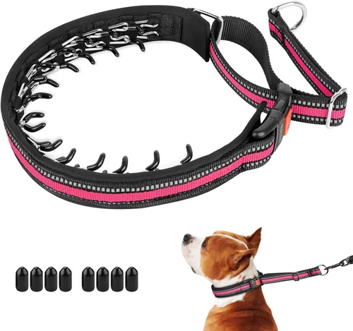 Miniatura 16 de Mayerzon Collar de Perro sin Tirones, Collar de Martingala Patentado para Perros Pequeños, Medianos y Grandes con Hebilla y Nylon Resistente