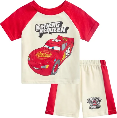 Miniatura 19 de Disney Conjunto de 2 piezas de camiseta y pantalones cortos de manga corta de Mickey Mouse Lightning McQueen Toy Story (12M-24M)