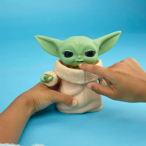 Miniatura 8 de STAR WARS Mixin' Moods Grogu, más de 20 expresiones posables, juguete Grogu de 5 pulgadas de alto, más de 4 años