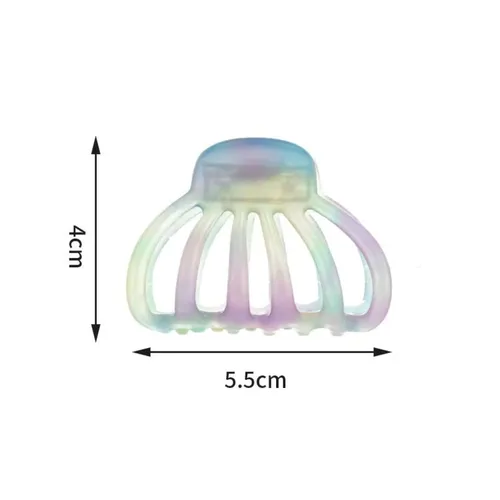 Miniatura 2 de 4 pinzas para el cabello, pinzas de acetato para mujeres y niñas, pinzas de mandíbula francesa, pinzas de pulpo, pinzas antideslizantes para cabello