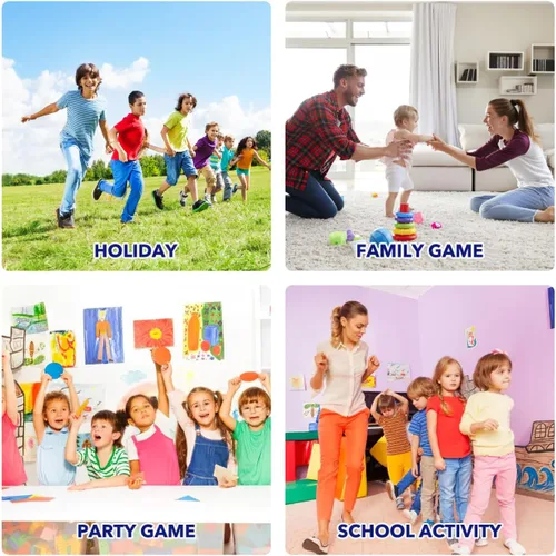 Miniatura 9 de Kisangel Mini juego de portería de fútbol para niños de 8 a 12 años, para interiores y exteriores, plegable, red de fútbol de plástico ligera