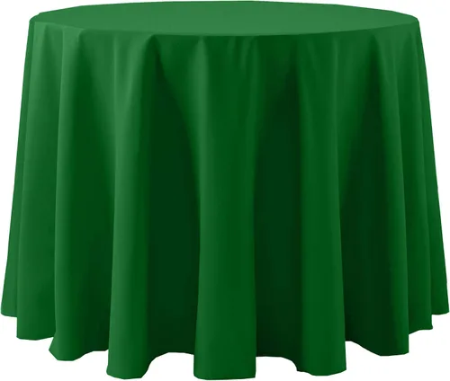Miniatura 16 de Ultimate Textile Cotton-Feel - Mantel redondo de 90 pulgadas para comedor, color berenjena, color morado