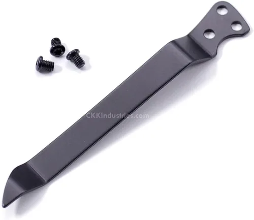Miniatura 12 de EZSMITH (Modelo 1 Pinza de bolsillo universal - (Acabado táctico negro) - Pinza de bolsillo de repuesto para cuchillos plegables, teléfonos