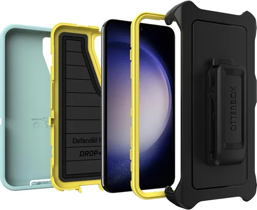 Miniatura 4 de OtterBox Funda para Galaxy S23 (solamente) - Serie Defender - Velas y sol, resistente y duradera - con protección de puertos - Incluye clip de funda
