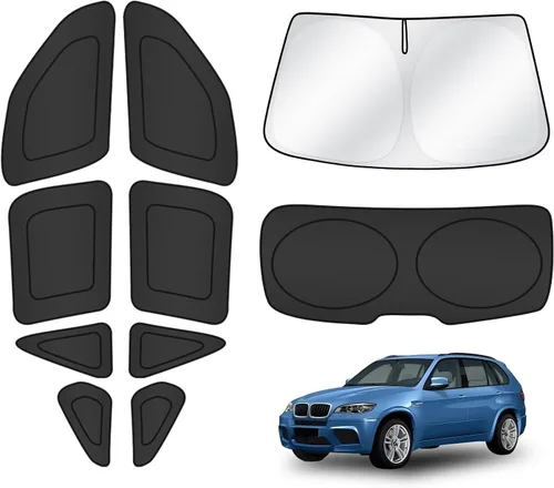 Miniatura 27 de T TGBROS Parasol para parabrisas para Honda Civic 2022-2025 2026, parasol grueso con bloqueo UV y opaca, para privacidad, plegables, 8 accesorios