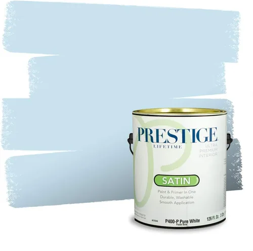 Miniatura 882 de Pintura Exterior + imprimación PRESTIGE, todo-en-uno, 1 galón, acabado mate, color comparable al Valspar* Royal Gray* VS151-Gris real