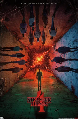 Miniatura 11 de Trends International Netflix Stranger Things: Temporada 4 - Póster de presentación con el grupo, para pared, de una hoja, 14.725 x 22.375 pulgadas
