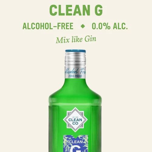 Miniatura 4 de CleanCo Clean G - Alternativa al Gin Sin Alcohol Destilados Premiados de Cero Proof Sin Azúcar, Baja en Calorías y Sin Edulcorantes Vegano