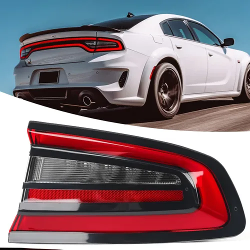 Miniatura 7 de para Dodge Charger Conjunto de luz trasera exterior 2015-2021 Luz de freno trasera izquierda lado del conductor LH 68213145AC Lado izquierdo