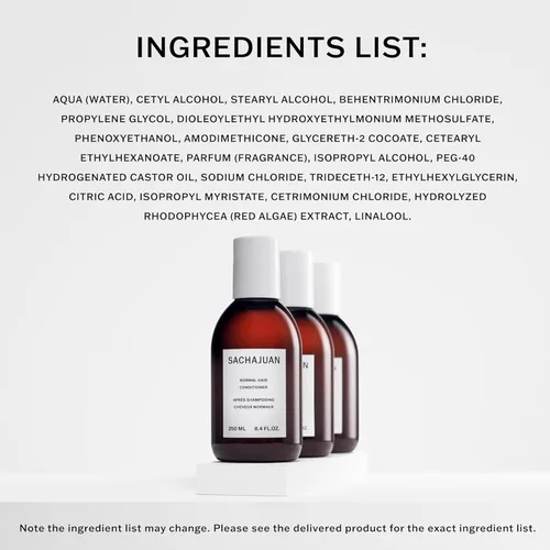 Miniatura 6 de SACHAJUAN Acondicionador normal para el cabello, acondicionador diario para cabello y cuero cabelludo, desenreda y añade brillo, sin crueldad ni