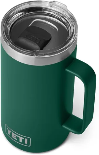 Miniatura 10 de YETI Rambler - Taza de acero inoxidable aislada al vacío con tapa MagSlider, 24 onzas Blanco