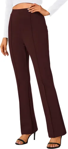 Miniatura 8 de Urban CoCo Pantalones de trabajo elásticos con corte de bota, pantalones de yoga pequeños para oficina casual